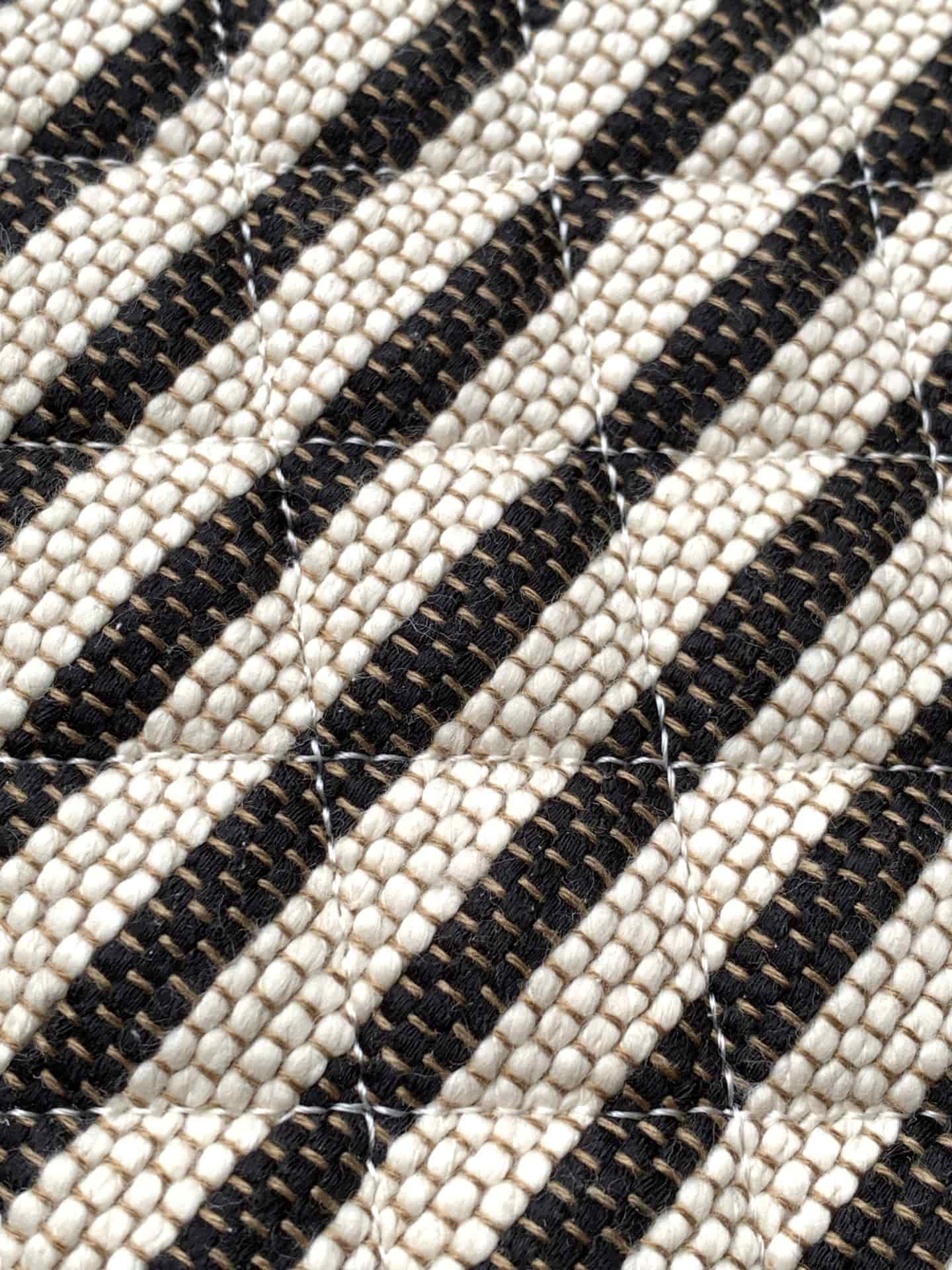Chanel Zipped Case Printed Fabric & Gold-Tone Metal Black & White AS4988 A