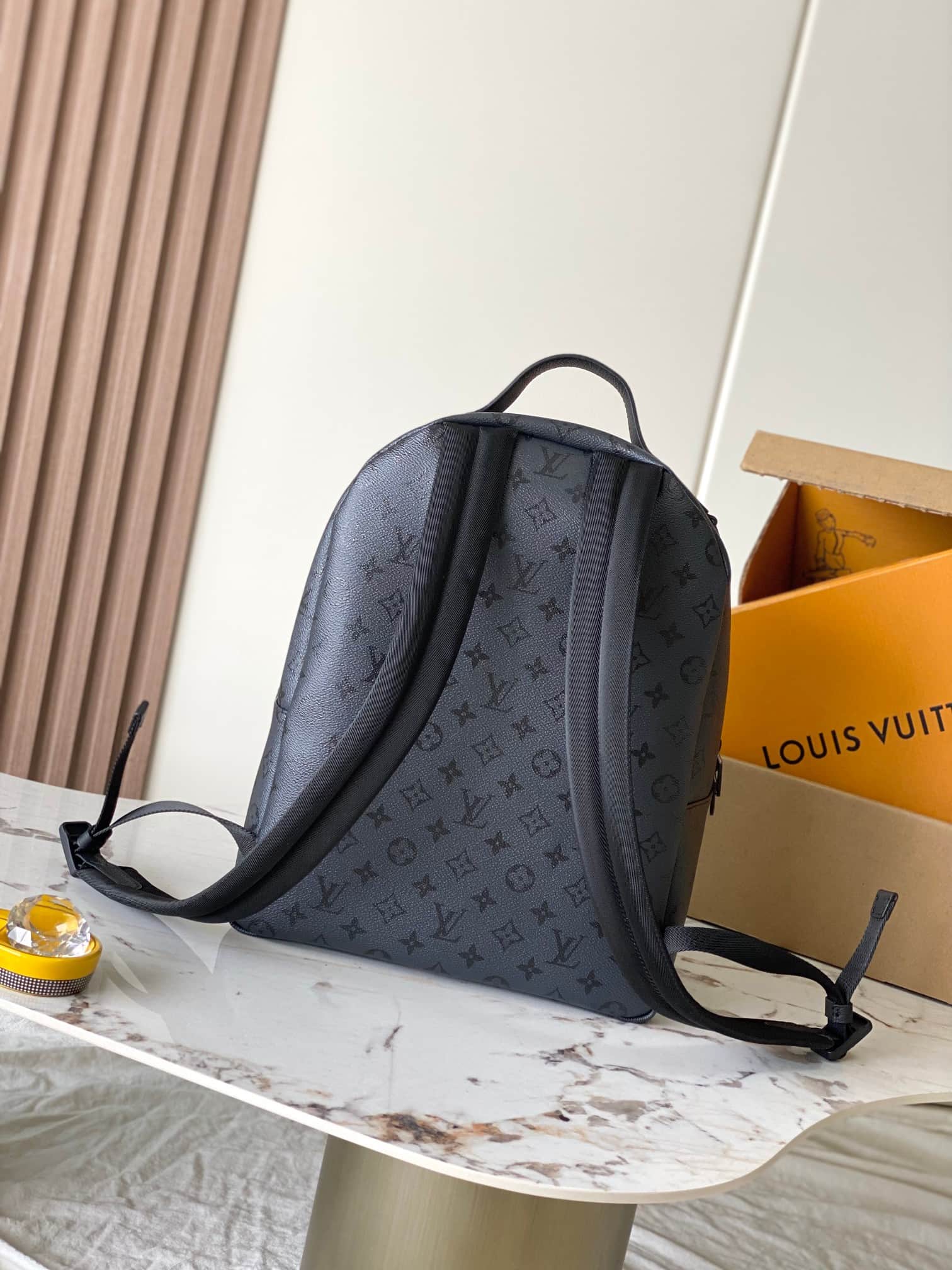Louis Vuitton Discovery Cargo Backpack Black Monogram Midnight coated canvas M26765 TOP