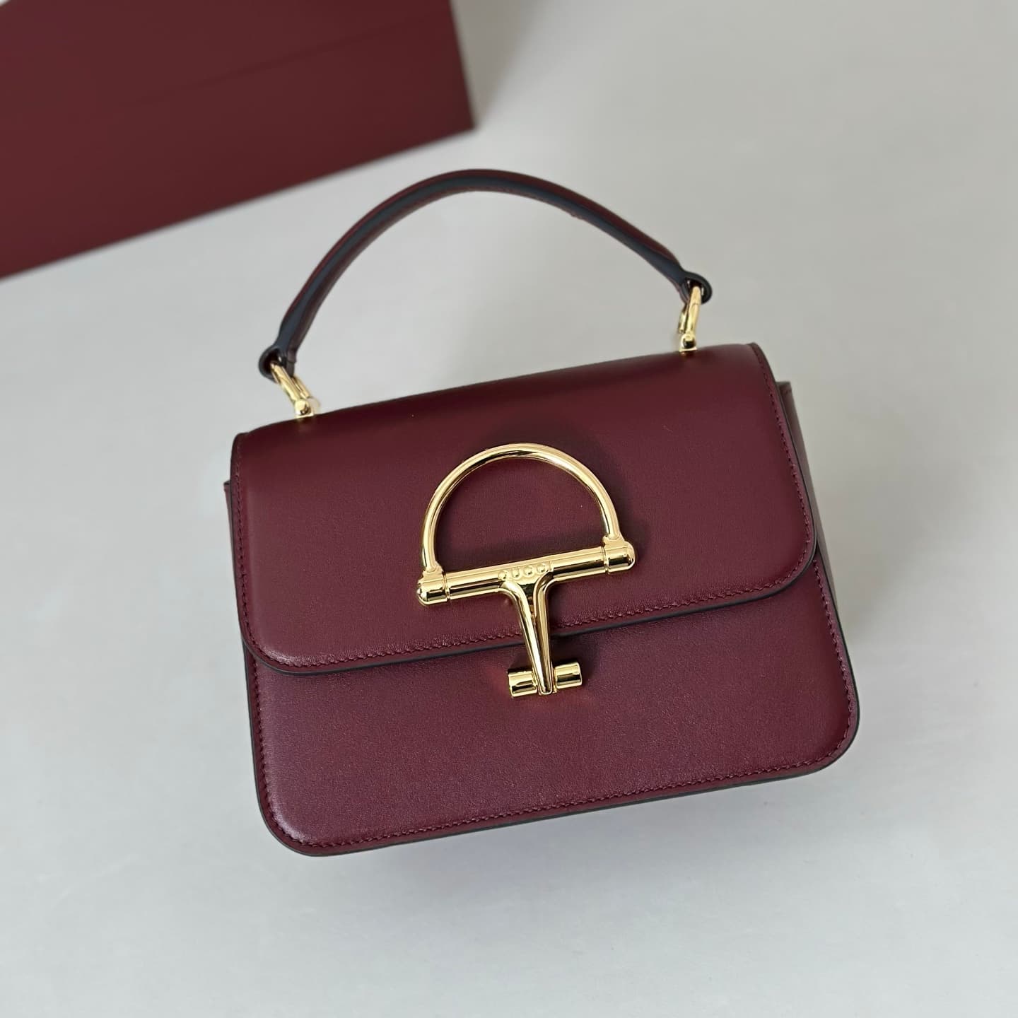 Gucci Siena small top handle bag 855536 Claret High