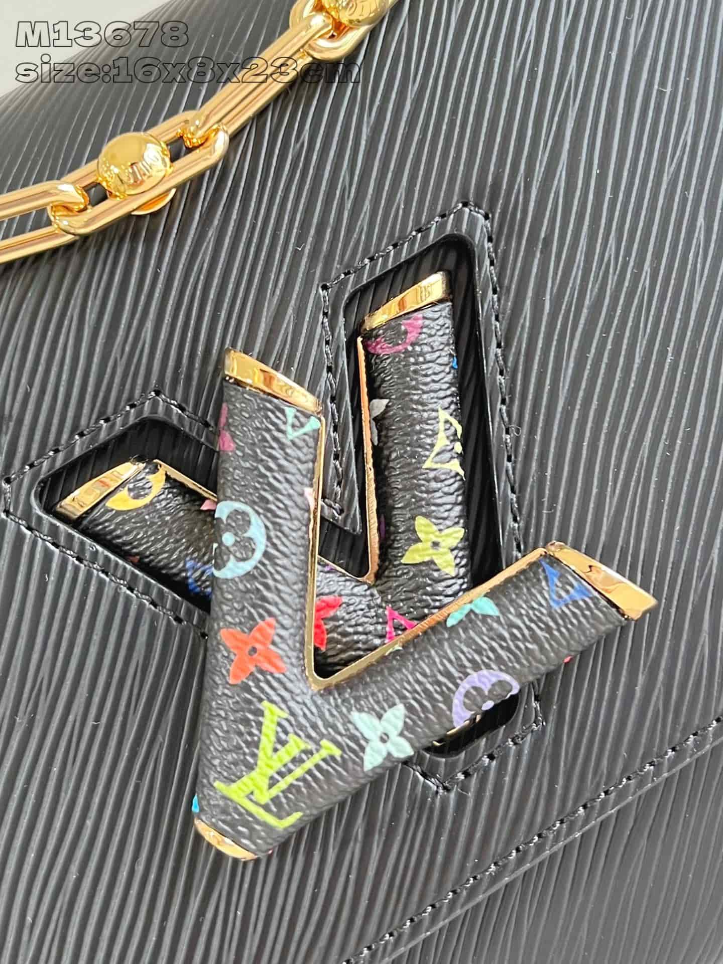 Louis Vuitton x Murakami Twist MM Slim Epi grained cowhide leather M13678 High