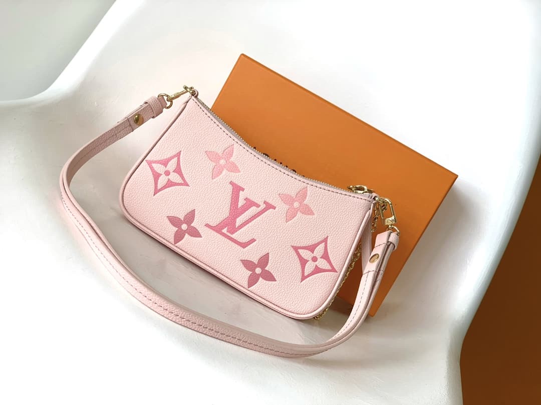 Louis Vuitton EASY POUCH ON STRAP Monogram Empreinte Leather M82346 High