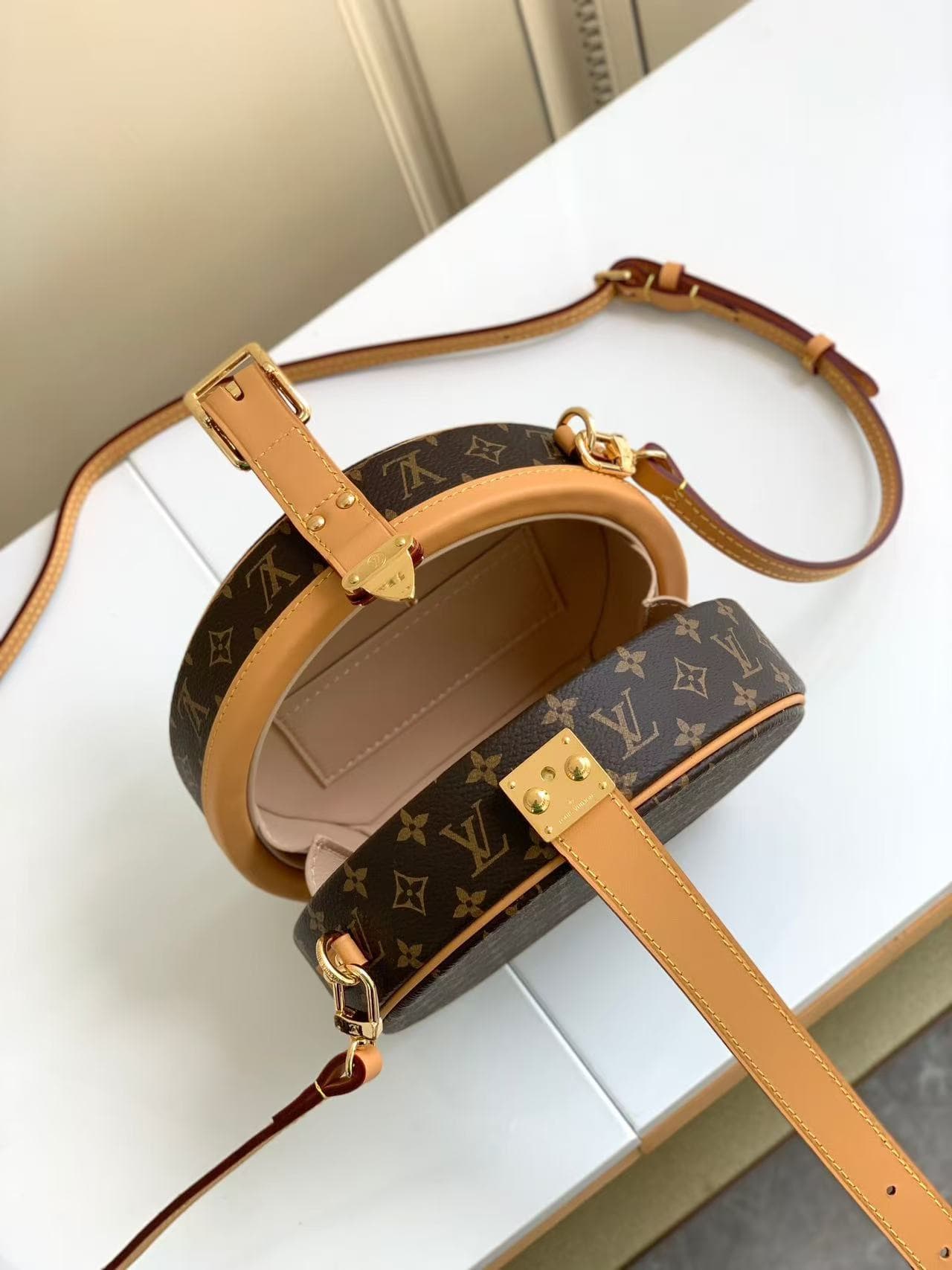 Louis Vuitton Petite Boite Chapeau Monogram coated canvas M43514 High