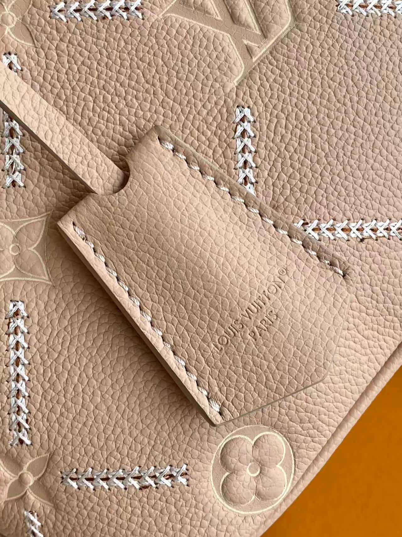 Louis Vuitton Alma BB Hazelnut Couture Monogram Empreinte Leather M28458 High