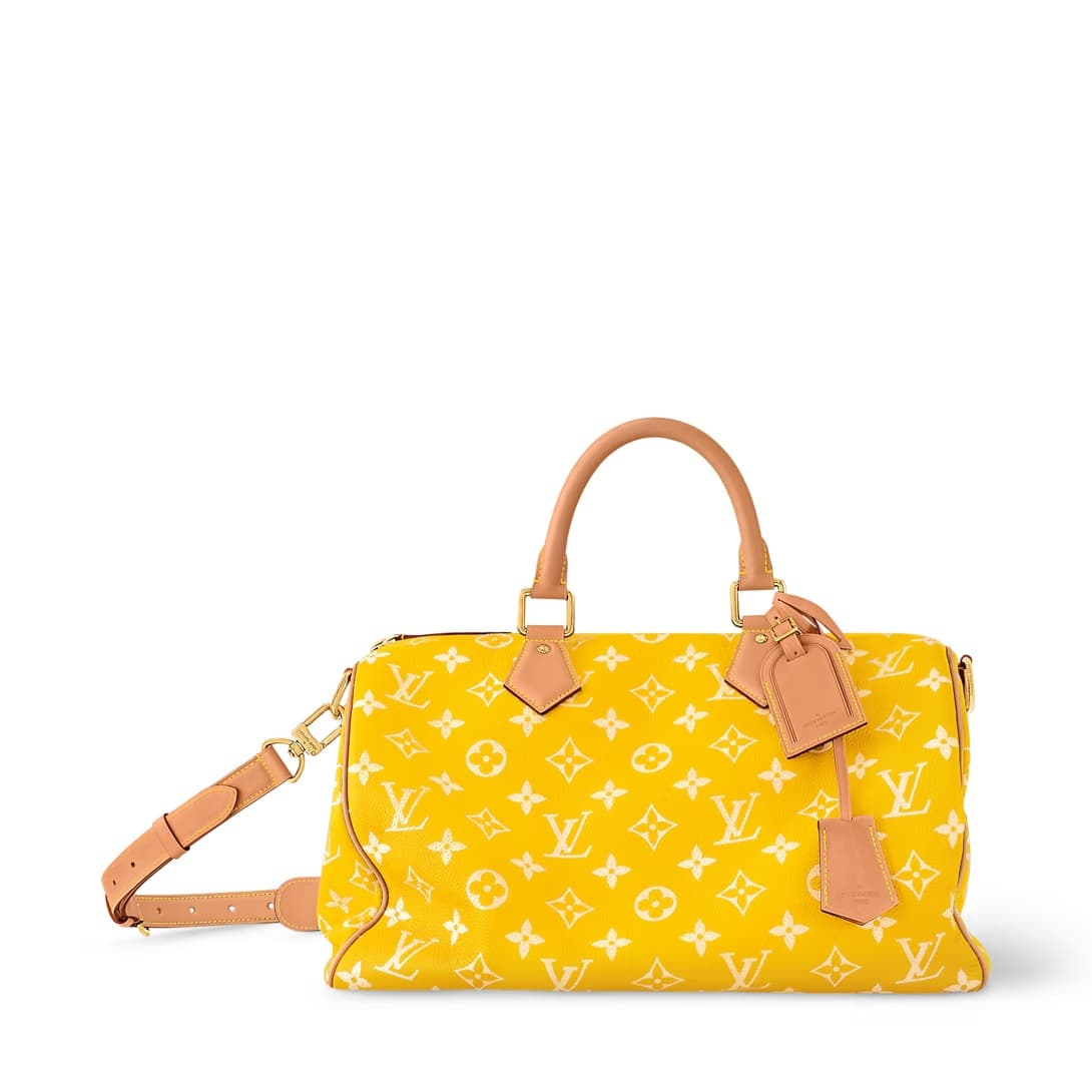 Louis Vuitton Speedy P9 Bandoulière 40 Yellow Soft calfskin M24419 TOP