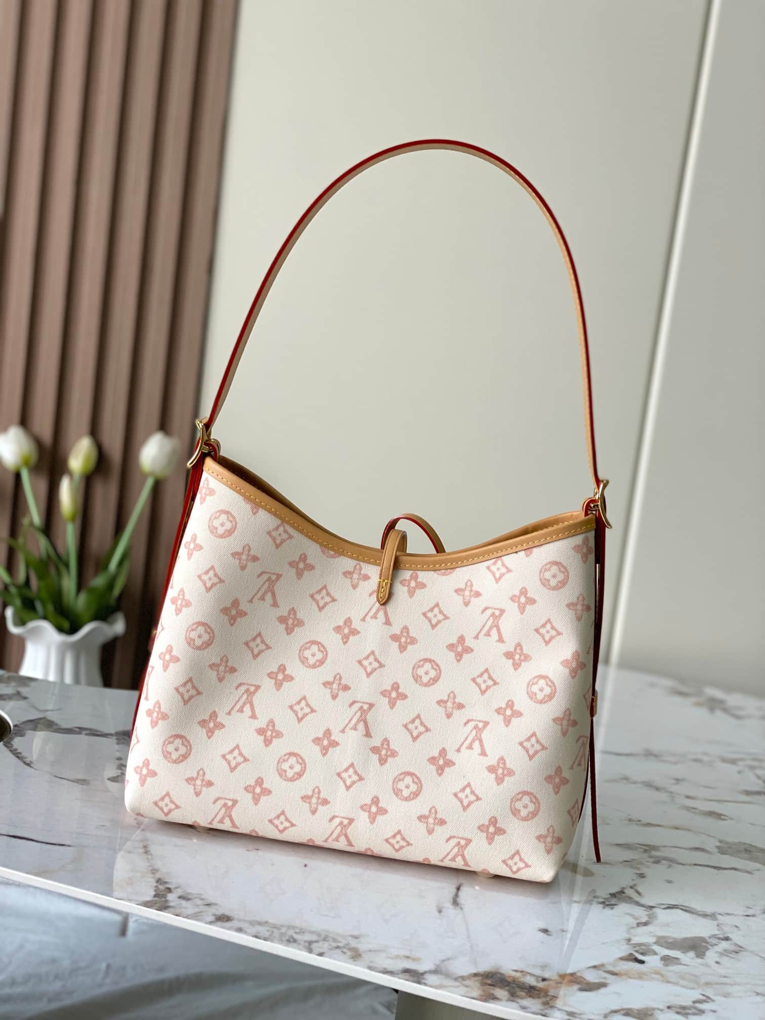 Louis Vuitton CarryAll MM Monogram Origine Lin Coated canvas M27948 High