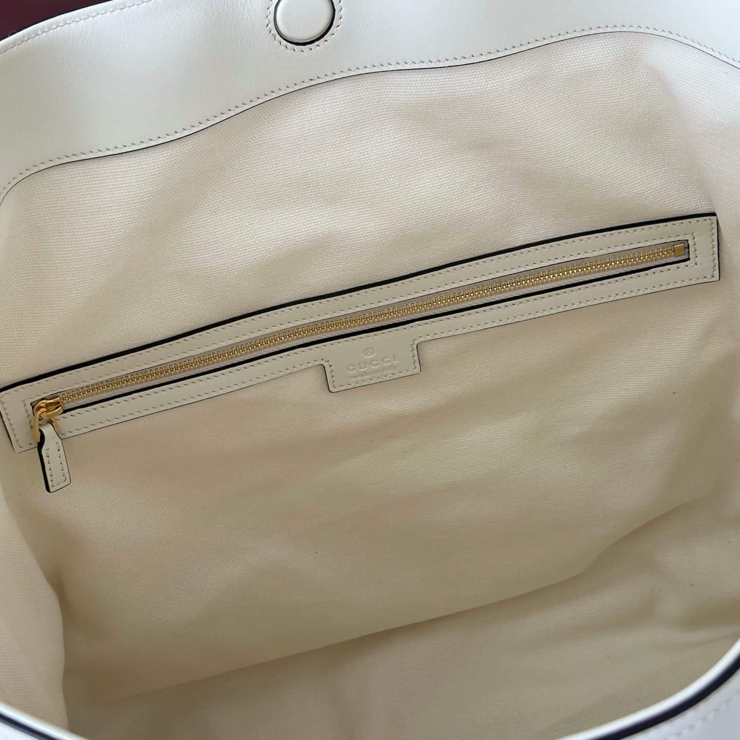 Gucci Beatrix large tote bag 850546 white leather High