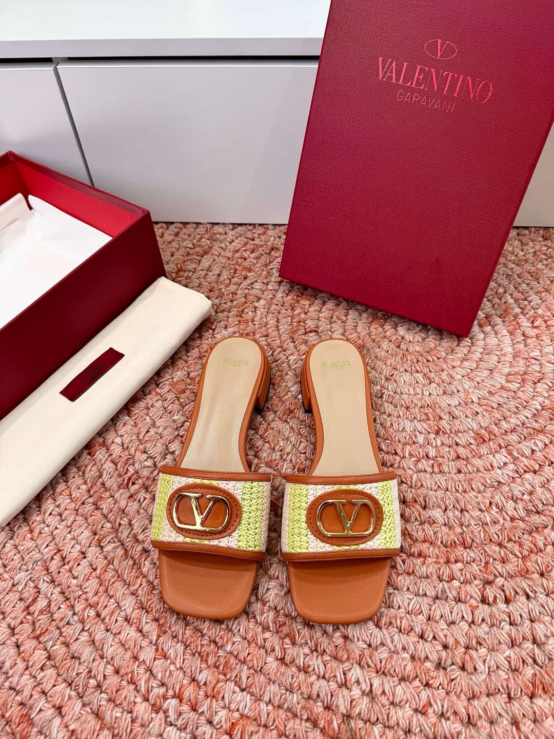 Valentino Garavani VLogo Signature Slide Sandals Women
