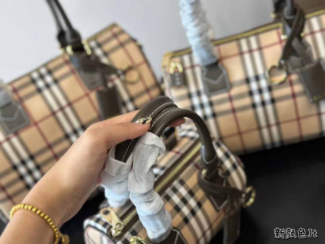 Burberry Check Bowling Bag