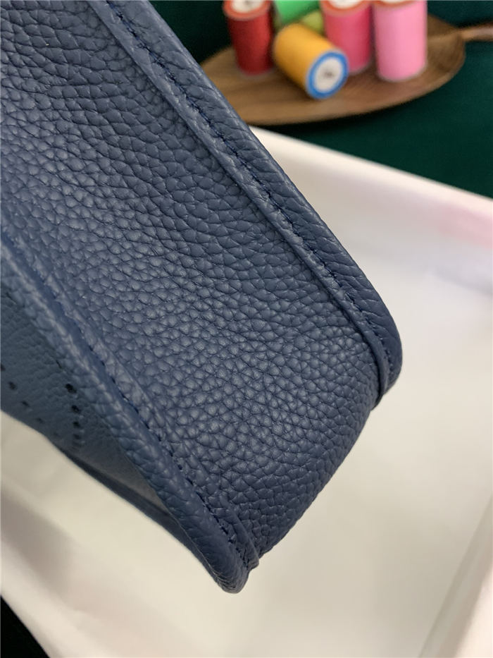 Hermes Evelyne III TPM Mini Bag Calfskin In Navy High