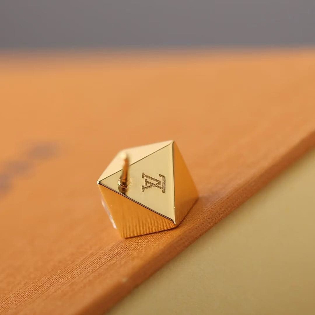 Louis Vuitton Cube Earrings High