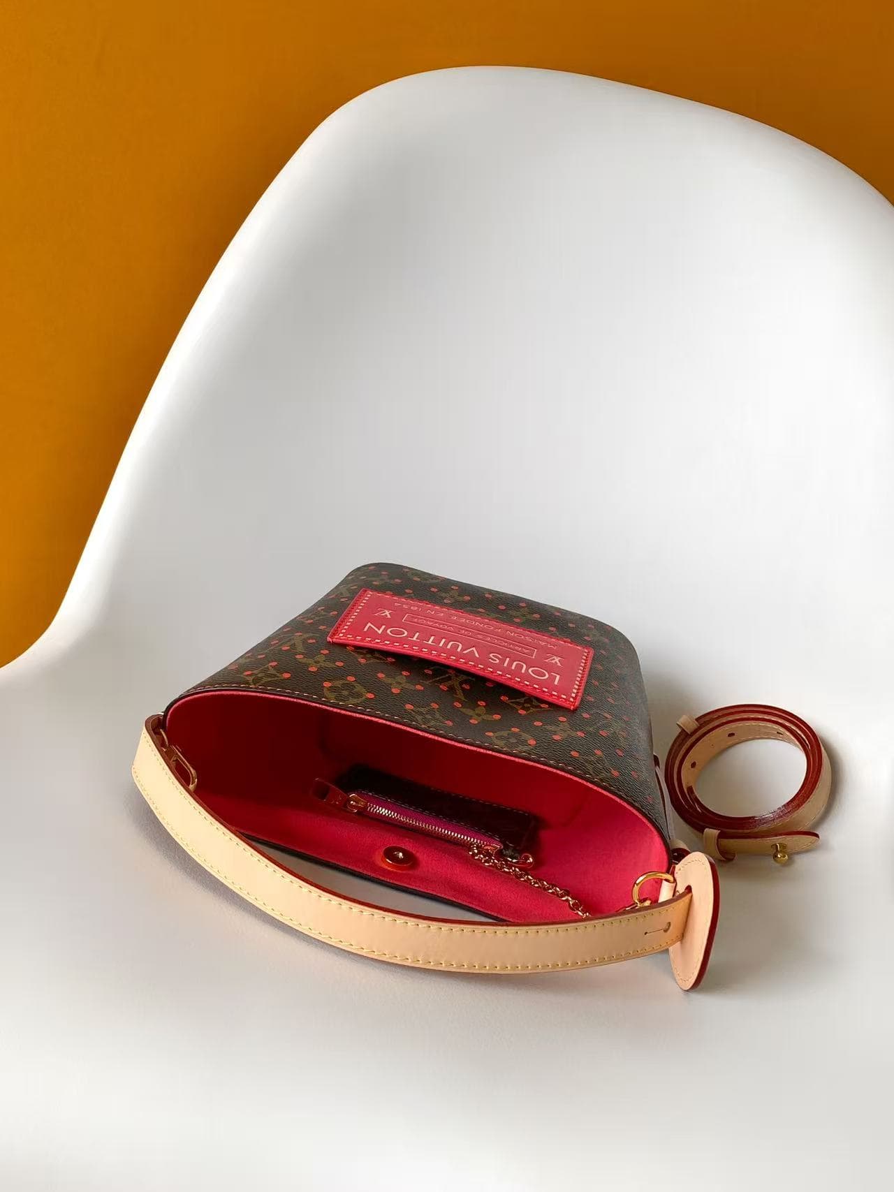 Louis Vuitton All In BB Vibrant Red Monogram coated canvas M29076 High