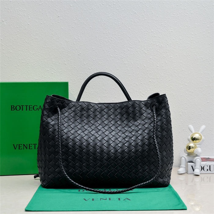 BV Andiamo Large Top handle bag Black High