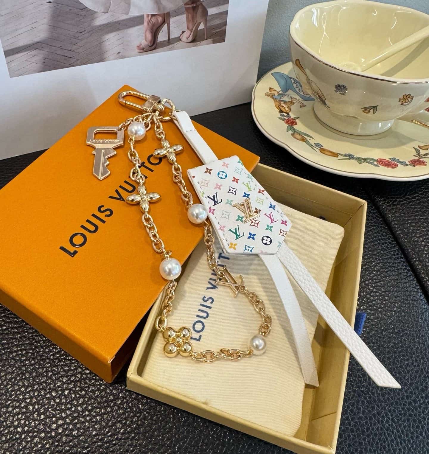 Louis Vuitton Midnight Pearls Stacking Bag Charms