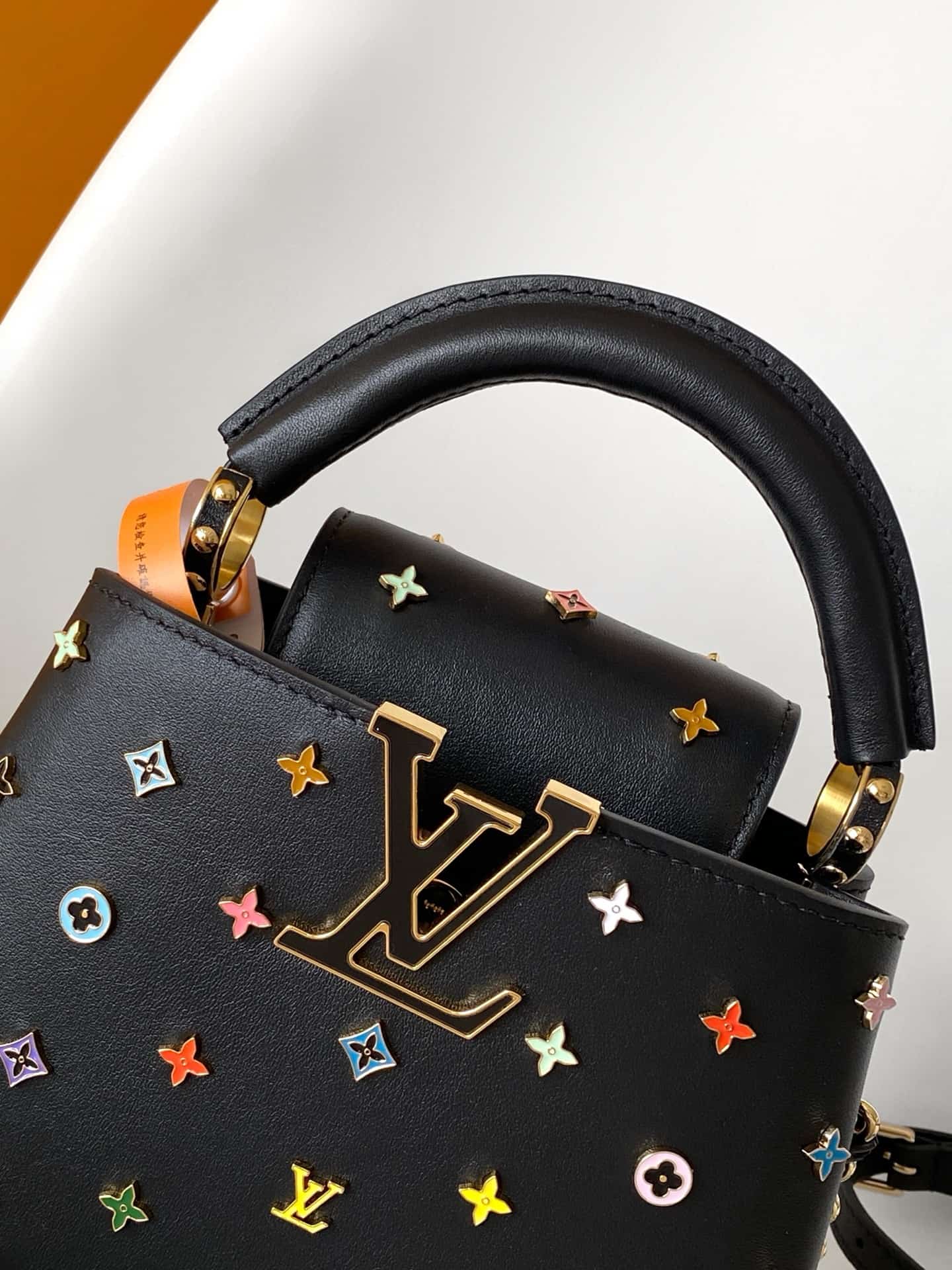Louis Vuitton x TM Capucines Mini Black Cowhide leather M27637 TOP