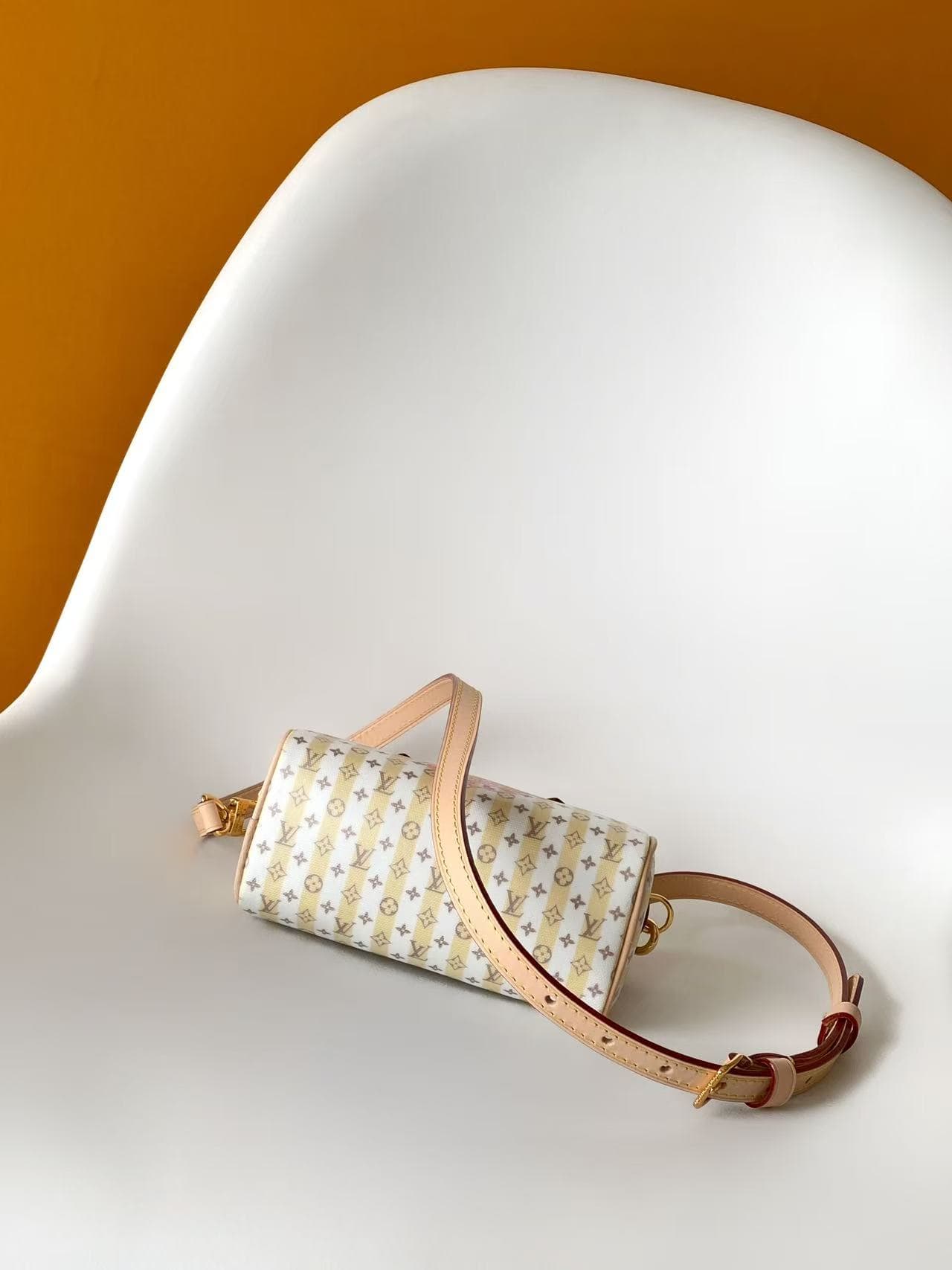 Louis Vuitton Nano Speedy LV Stamp Banana Coated canvas M29030 High