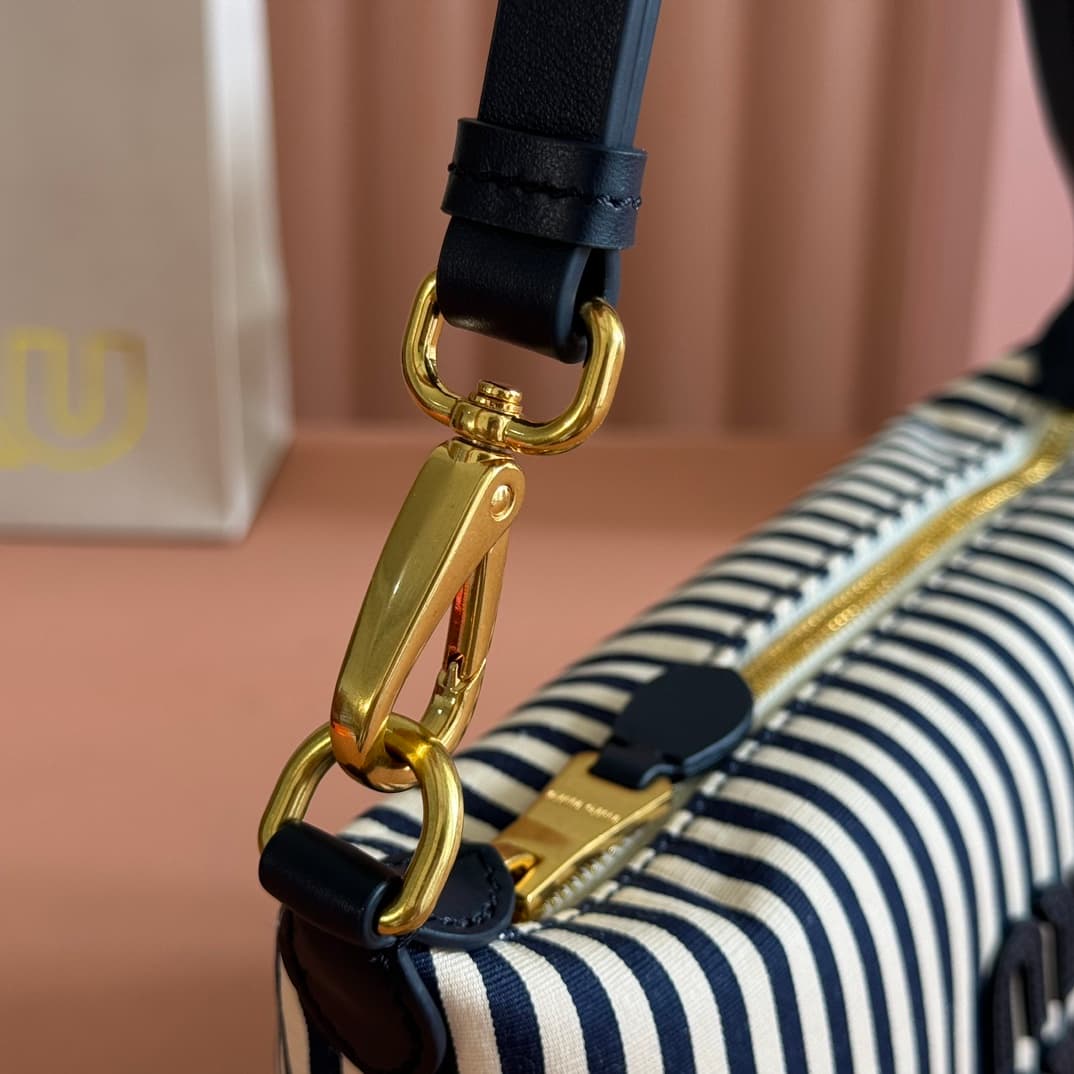 Miu Miu Jacquard Striped Pouch 5NE841 High