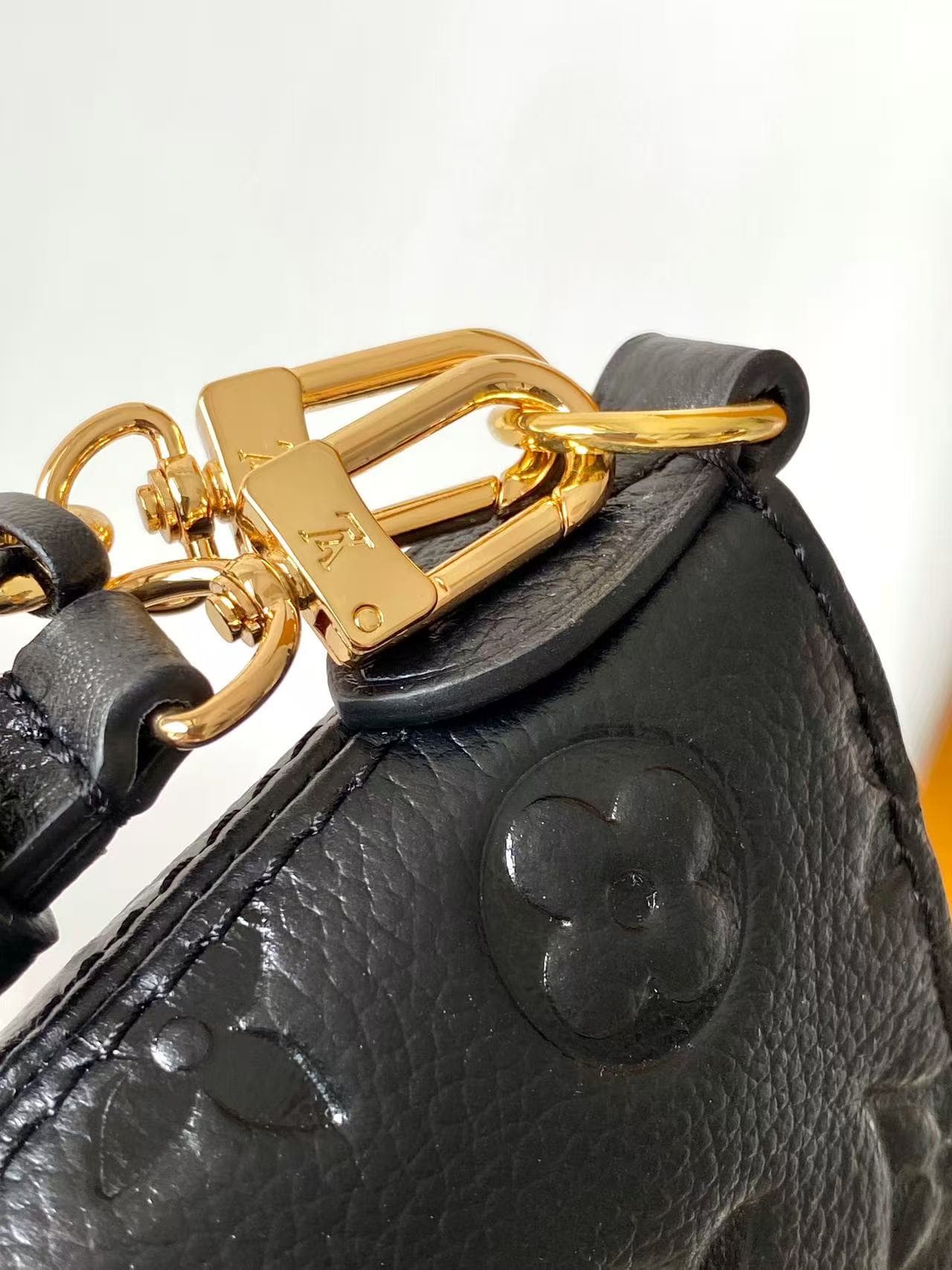 Louis Vuitton Nano Boulogne Black Cowhide leather M28427 High