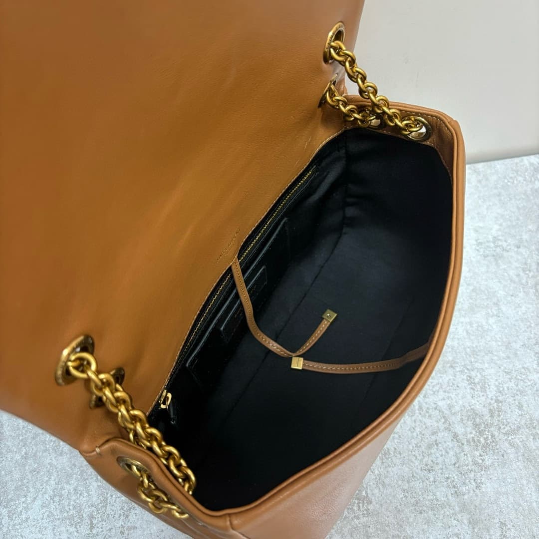 Saint Laurent Jamie 4.3 Shoulder Bag in Brown Leather 763475 High