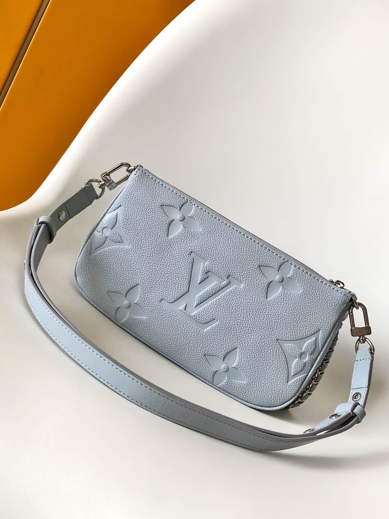 Louis Vuitton Multi Pochette Accessoires Bicolor Empreinte leather M47173 High