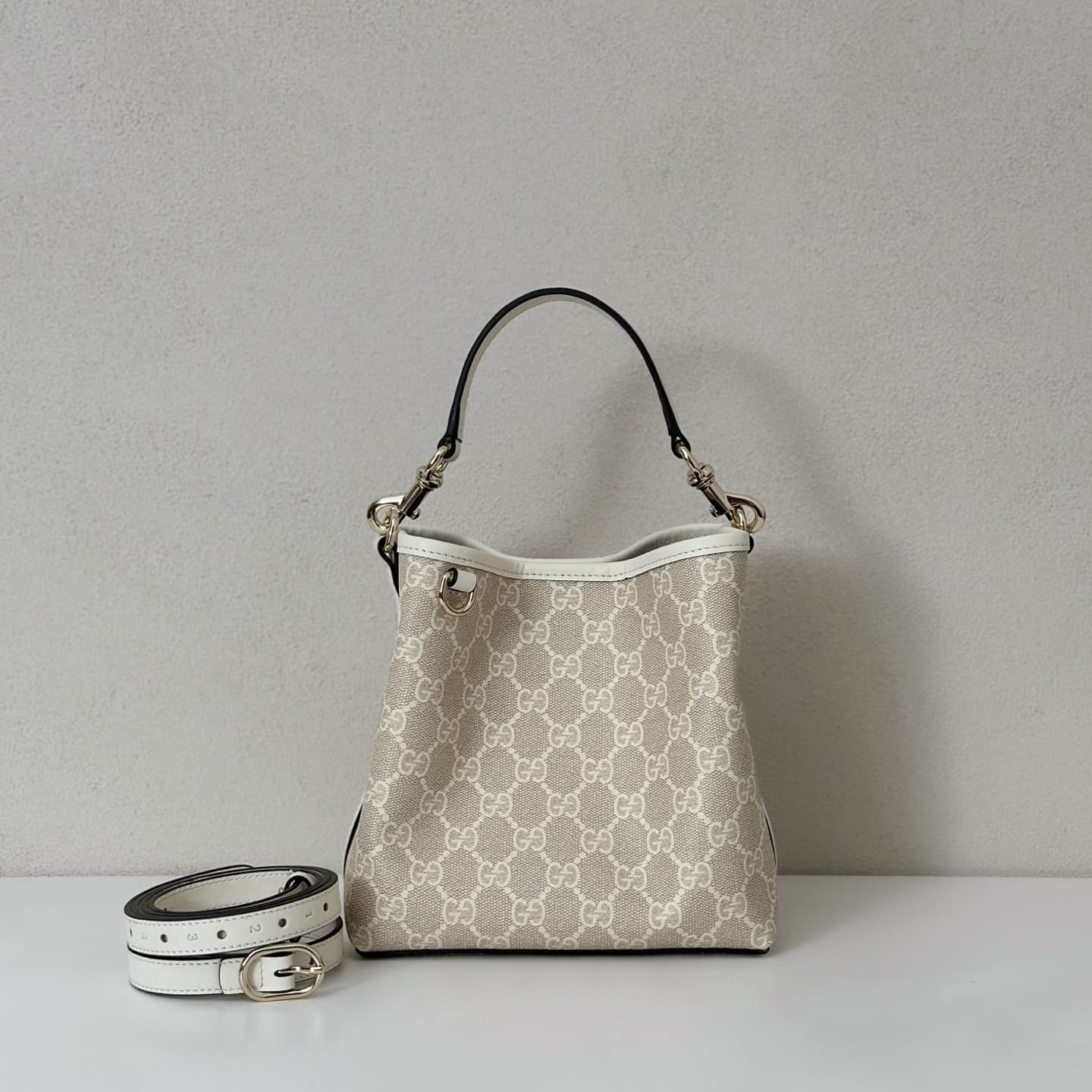 Gucci GG Emblem small bucket bag 815118 High
