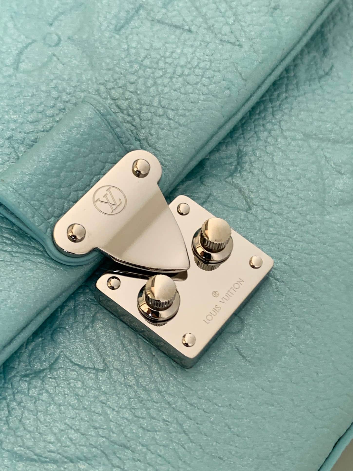 Louis Vuitton Nano Madeleine Azur Frost Supple grained cowhide leather M12211 High