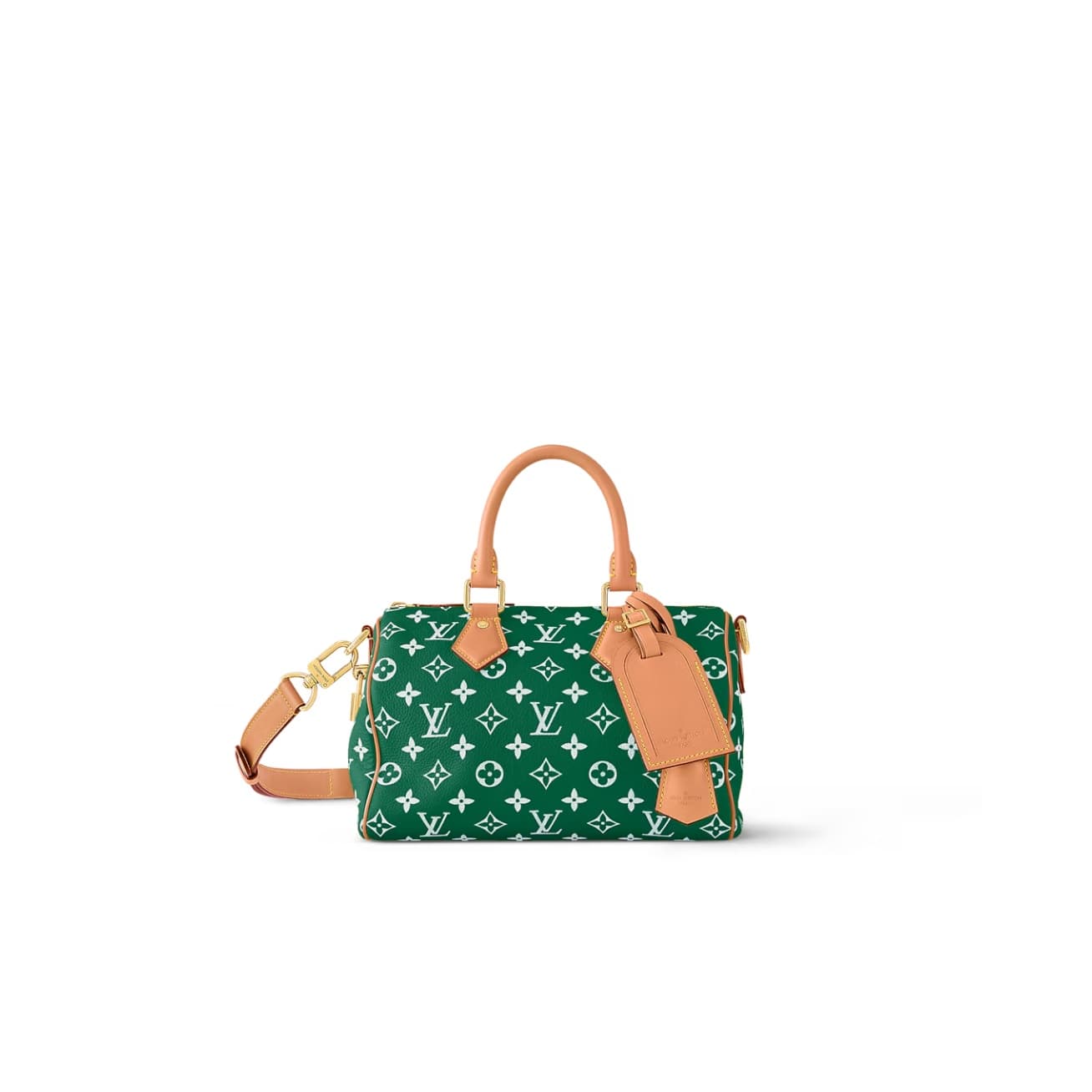 Louis Vuitton Speedy P9 Bandoulière 25 Soft calfskin Monogram Leather M24423 Green TOP