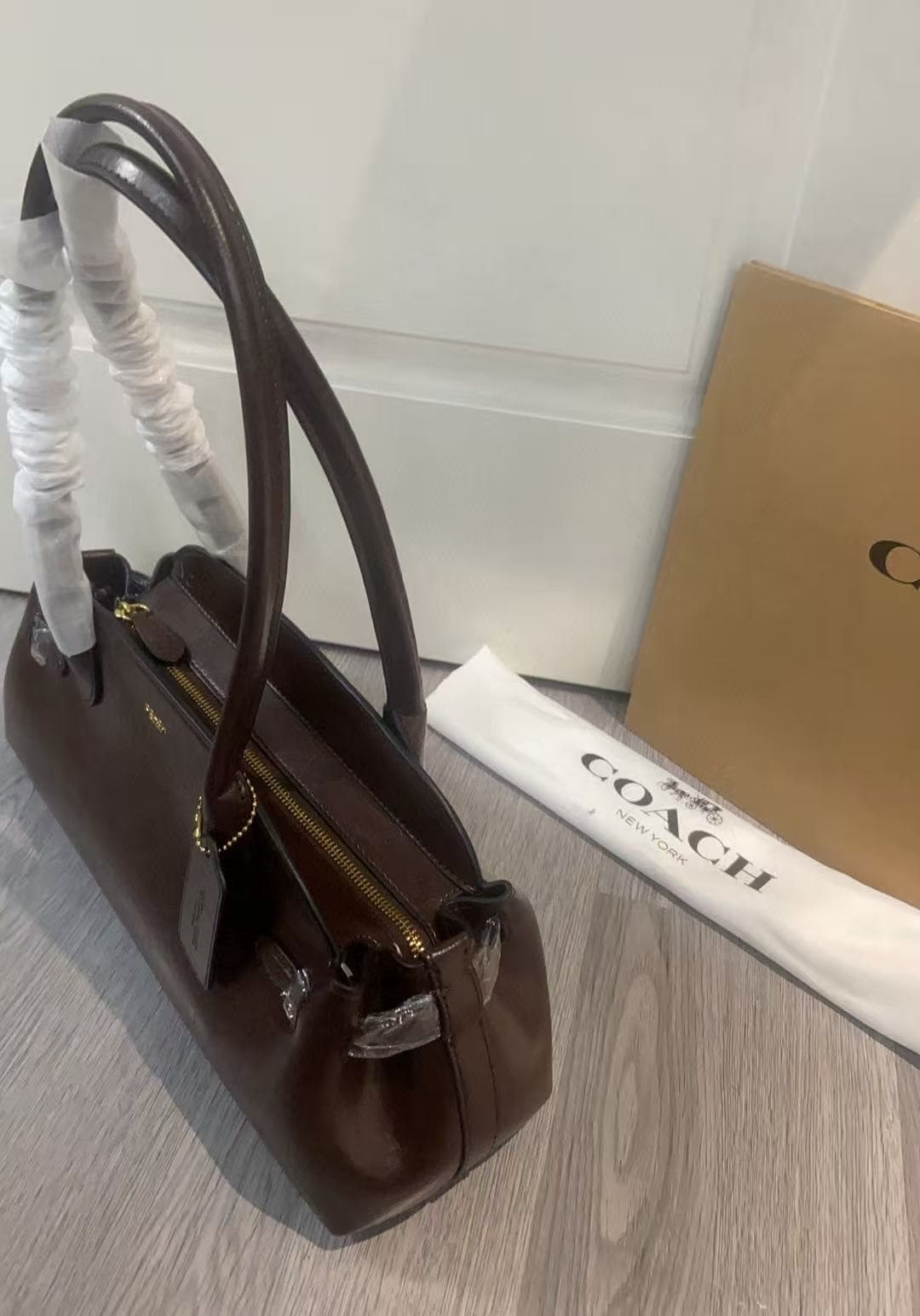 Coach Empire Carryall Shoulder Bag Brown High