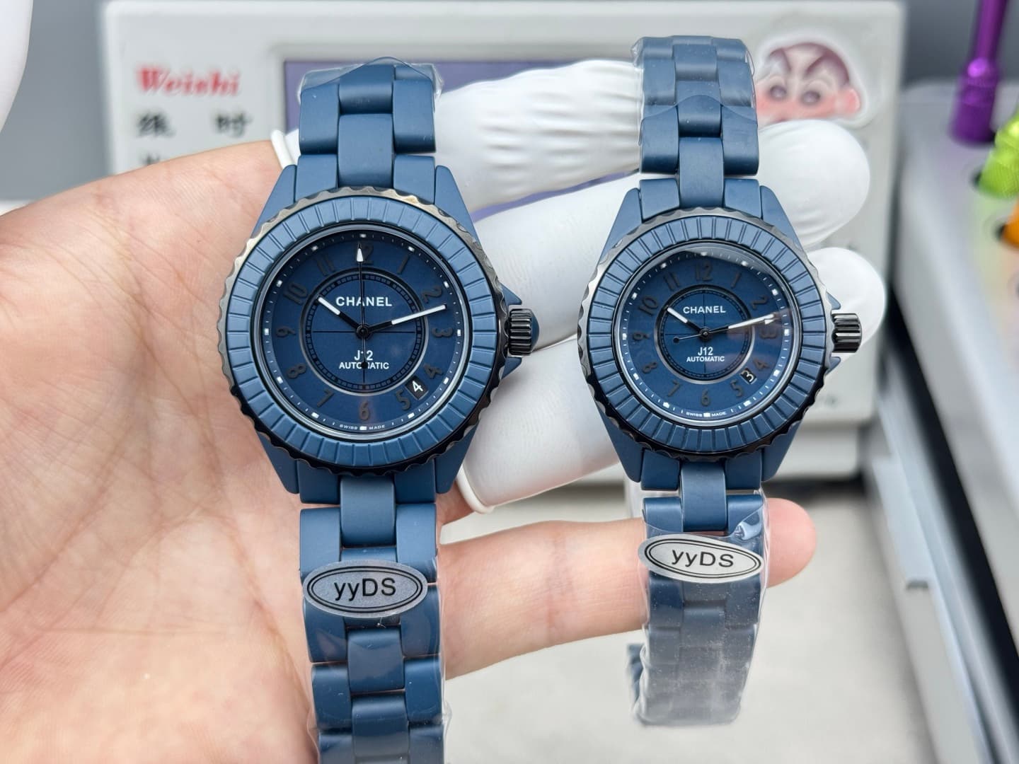 Chanel J12 Matte Blue Ceramic Watch TOP
