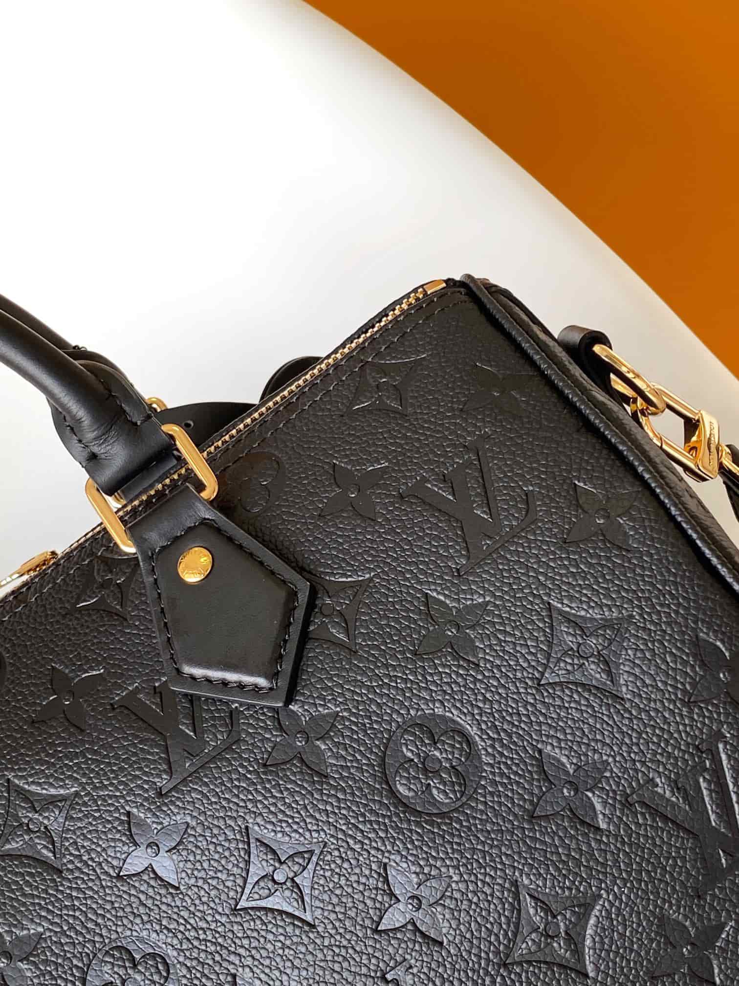 Louis Vuitton Speedy Soft 30 Monogram Empreinte Leather M47186 High