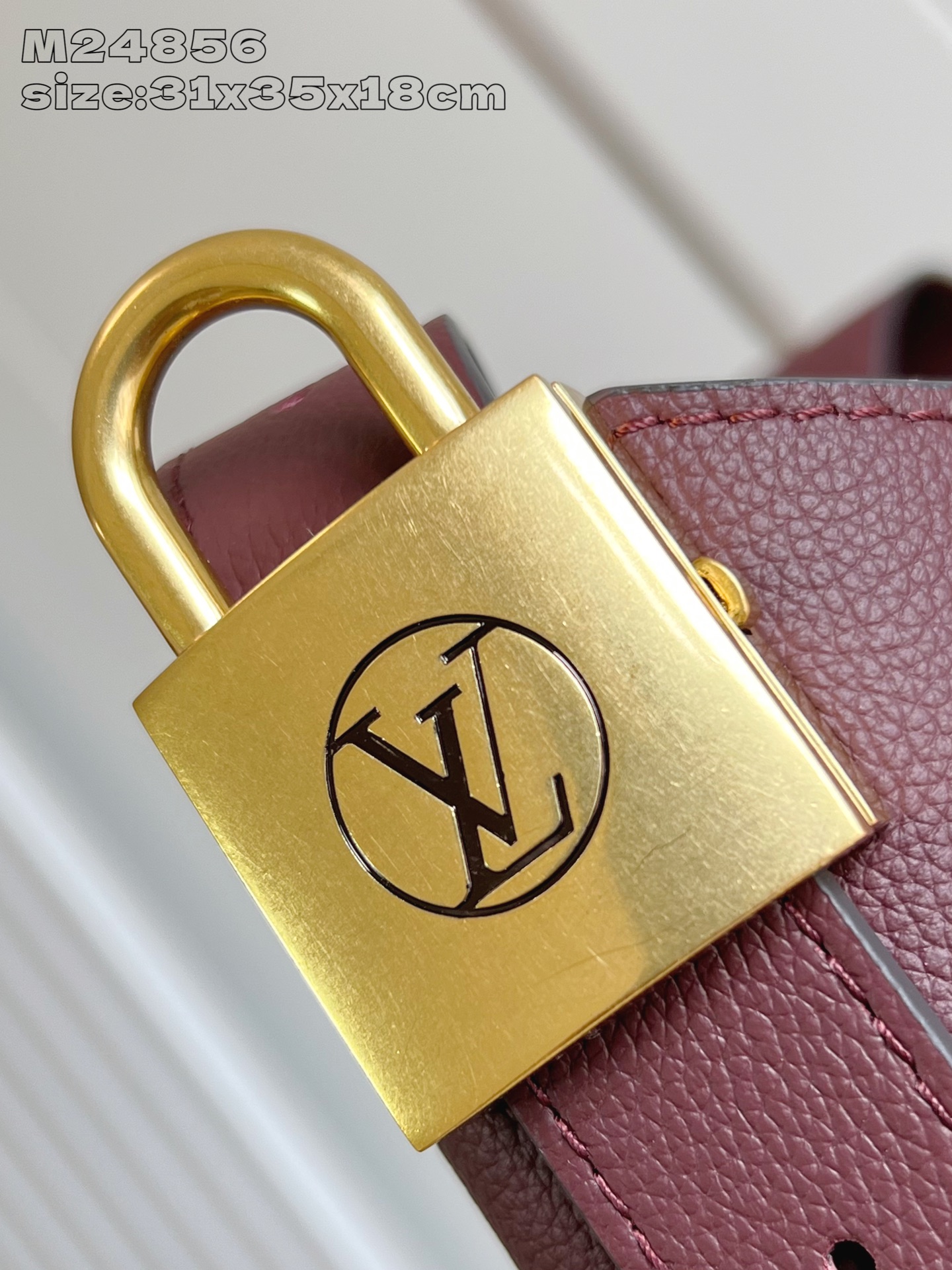 Louis Vuitton Low Key Hobo MM Monogram Rouge Calf leather M24856 High