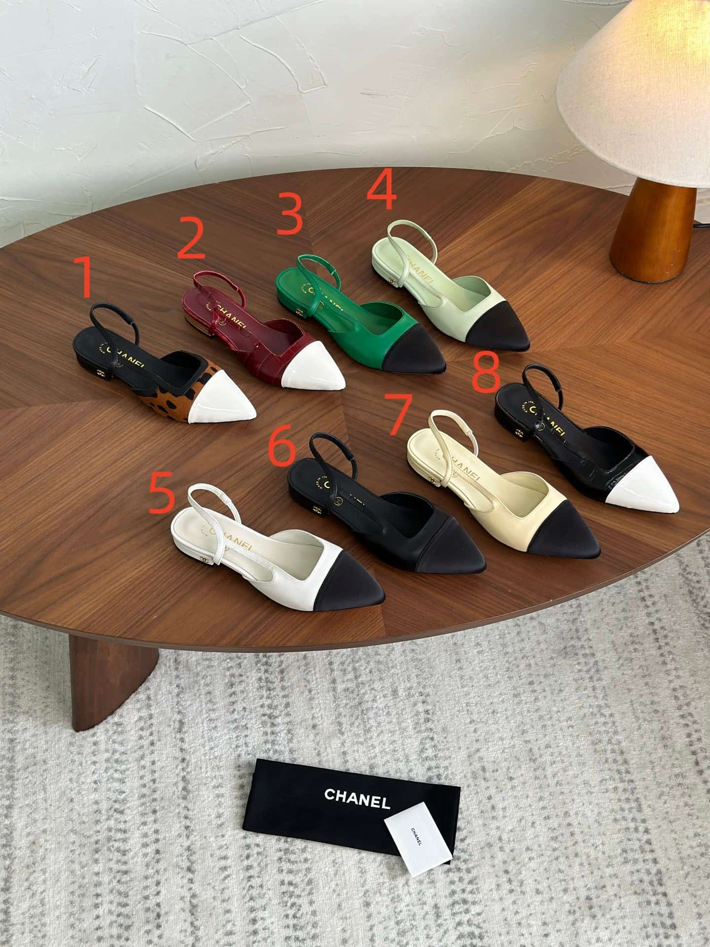 Chanel Two-Tone Slingback heels Women Shoes