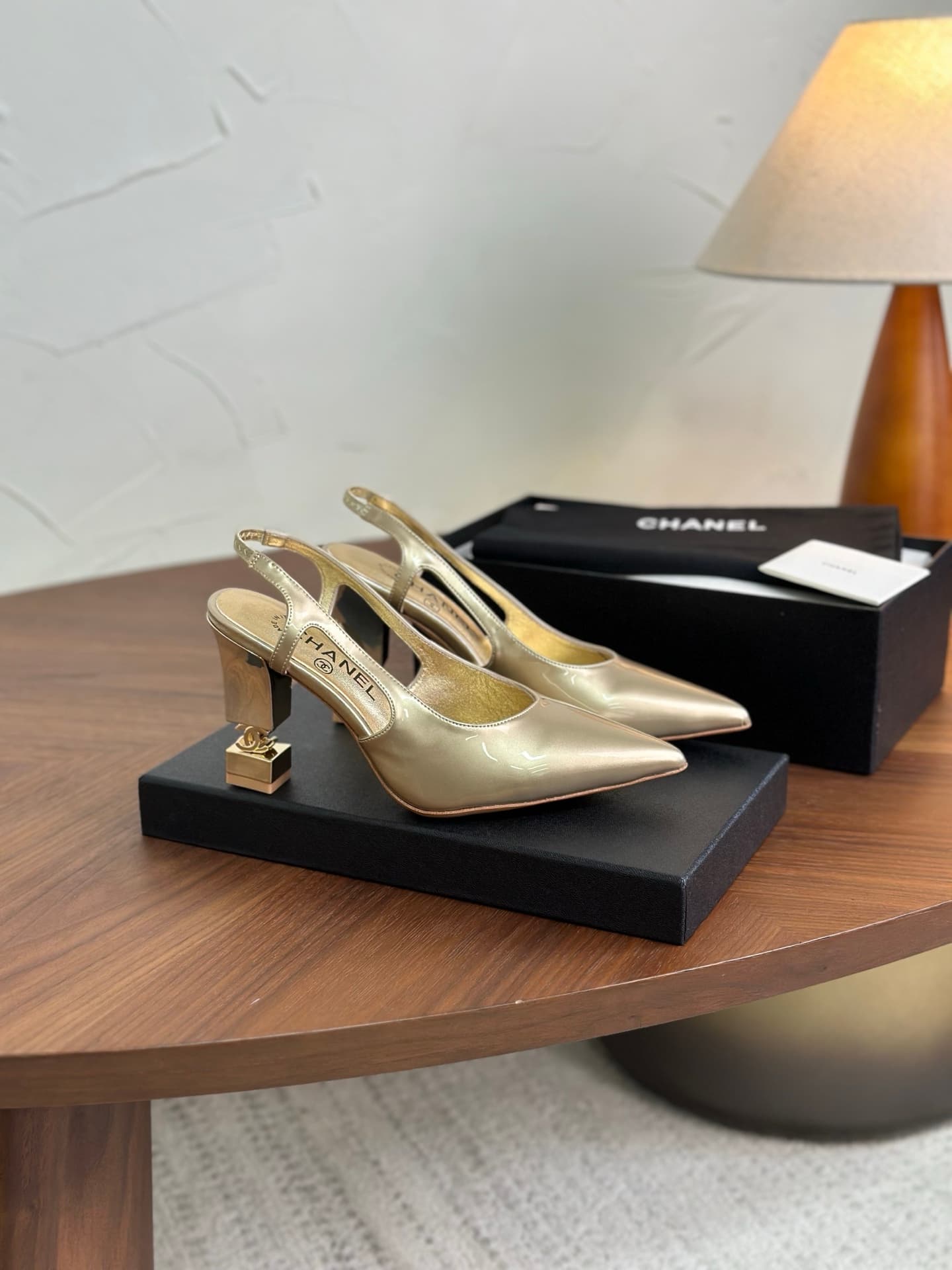 Chanel Slingback Pumps Women Shoes