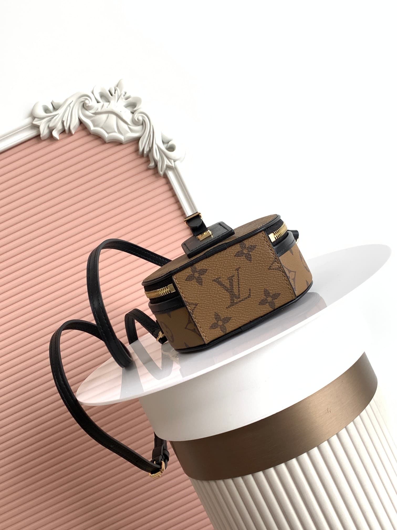 Louis Vuitton Mini Boite Chapeau Monogram Reverse coated canvas M68276 High