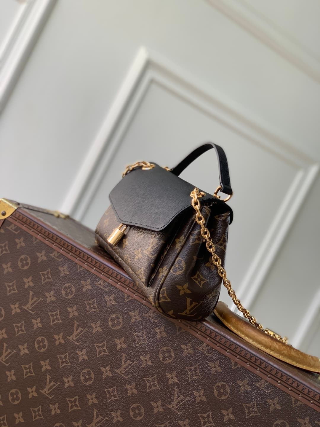 Louis Vuitton Saint Germain BB bag in Monogram canvas M26398 Black High