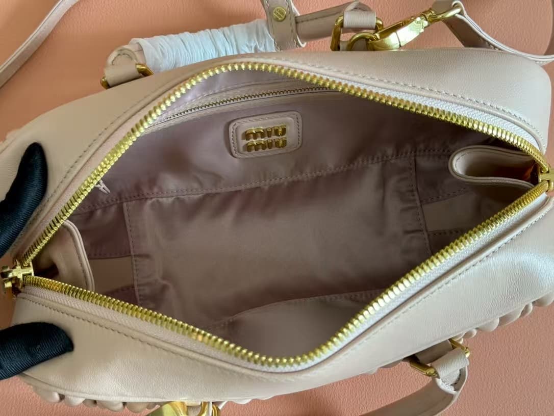 Miu Miu Arcadie matelassé nappa leather Large bag High