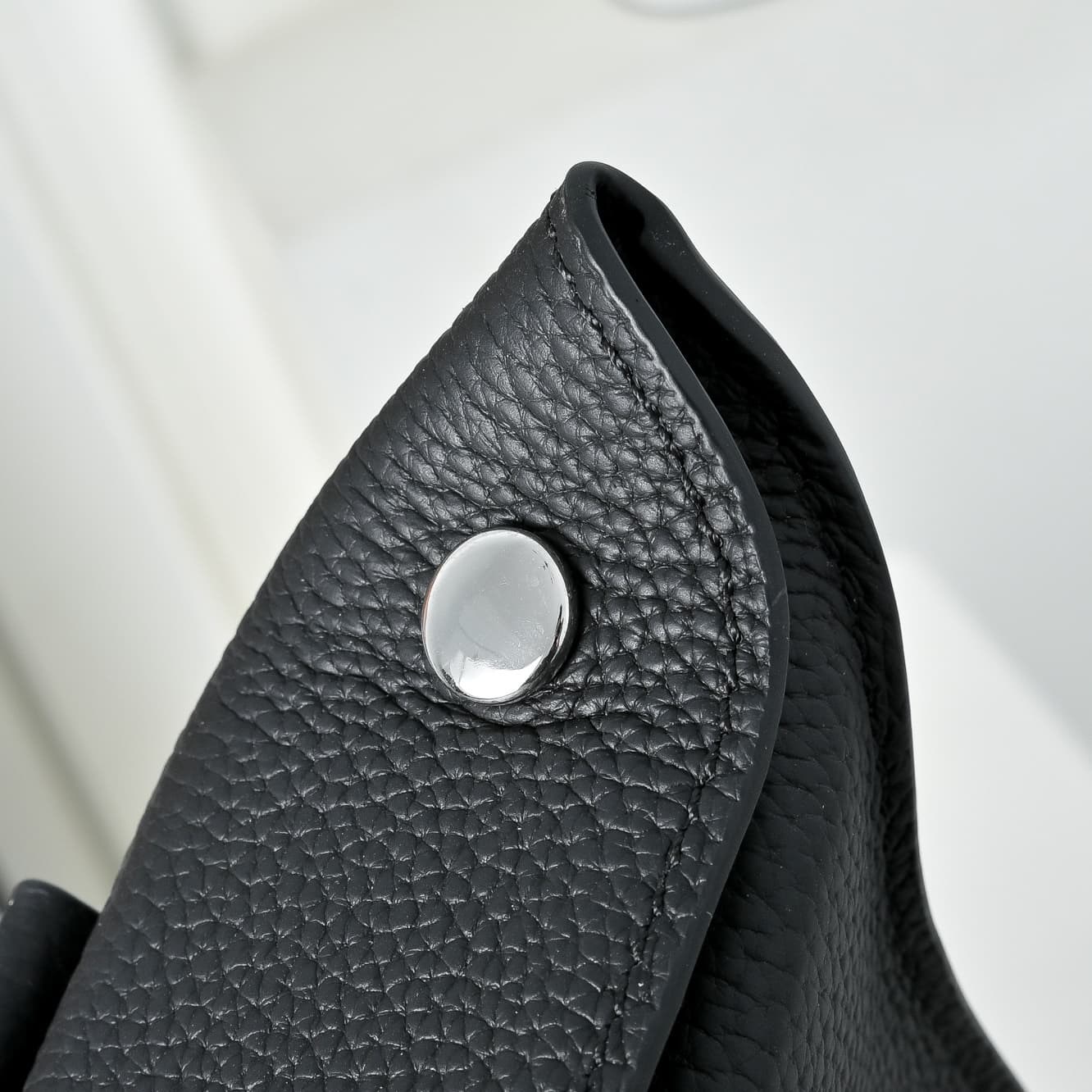 Hermès Videpoches Bag Togo Leather In Black WAX High