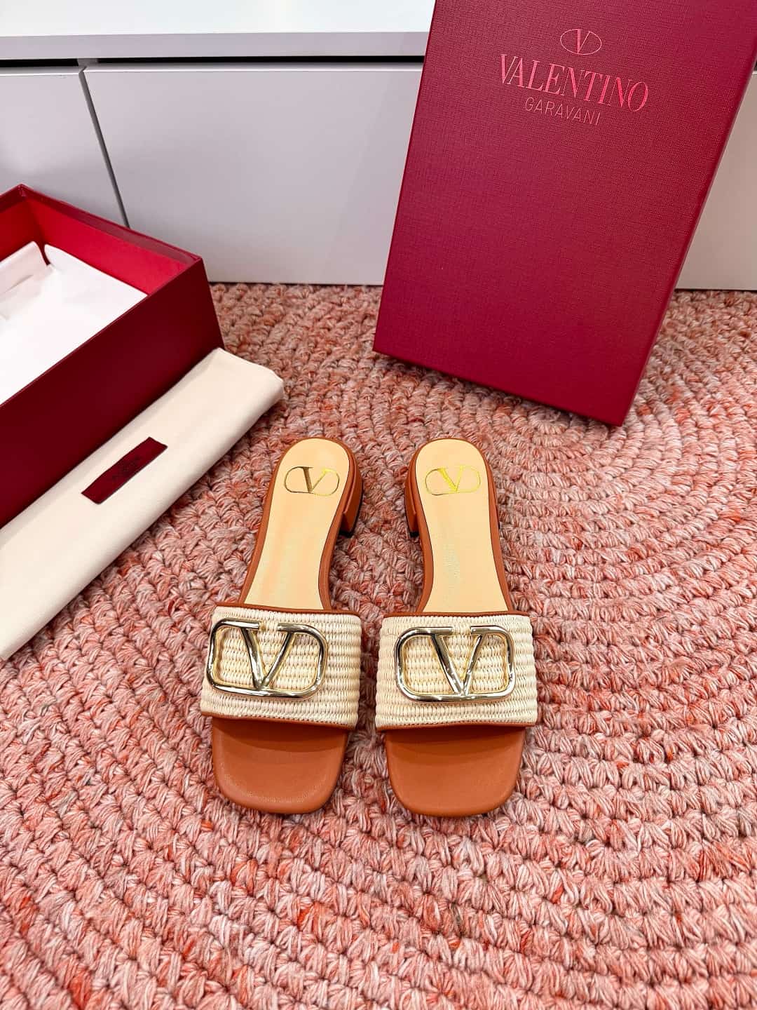 Valentino Garavani VLogo Signature Slide Sandals Women