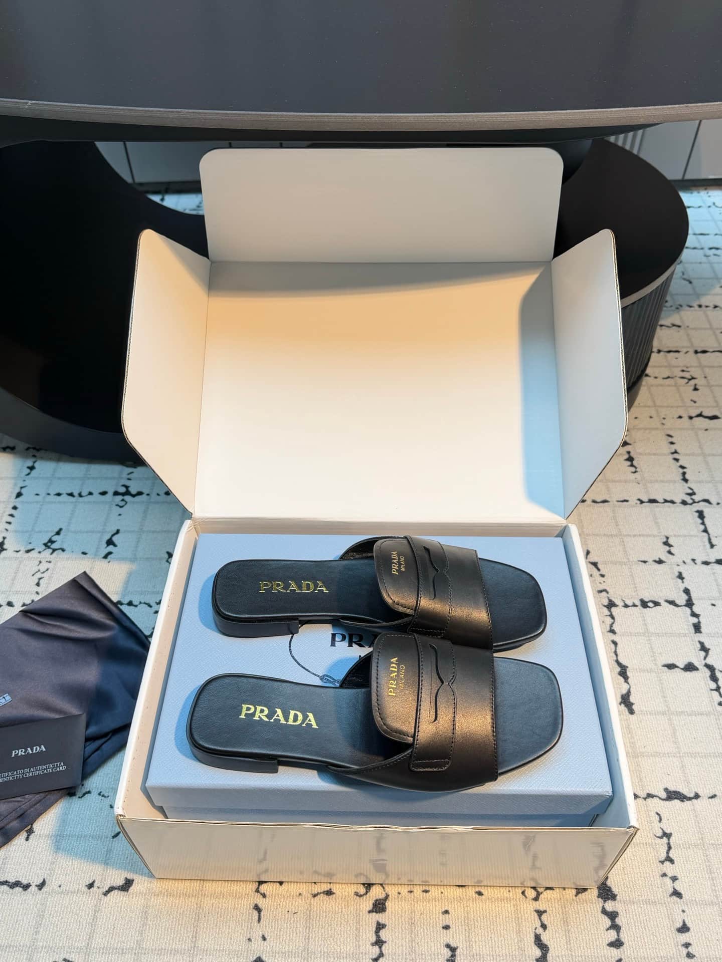 Prada Leather Sandal Shoes Women