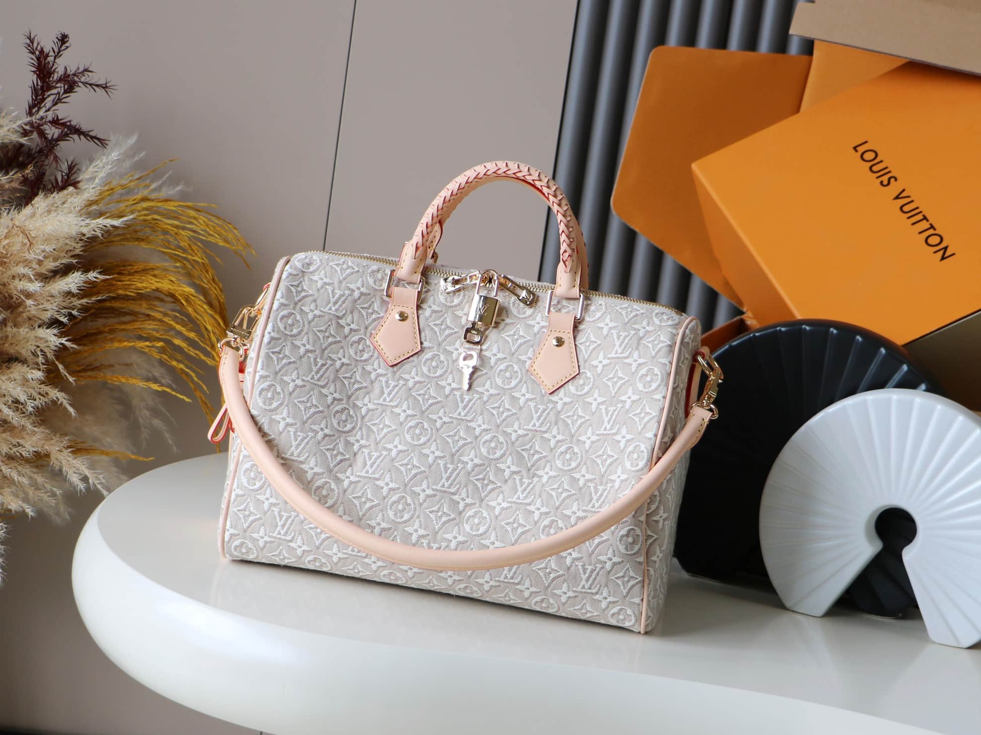 Louis Vuitton Speedy Soft 30 Monogram Emblème Peuplier M28479 High
