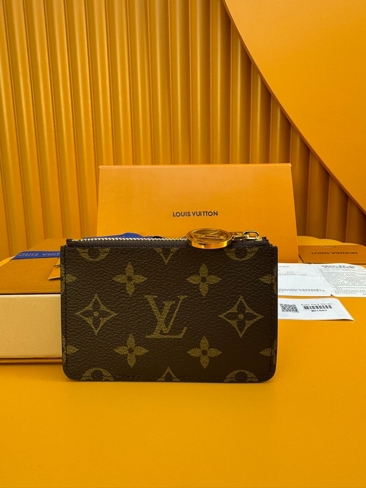 Louis Vuitton Romy Card Holder Monogram coated canvas M81881 Brown High