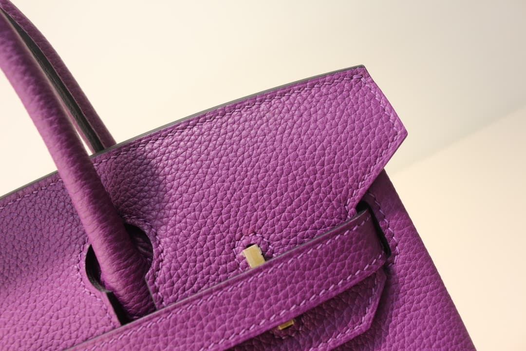 Hermes Birkin 25/30/35cm Bag Togo Leather In Anemone WAX High