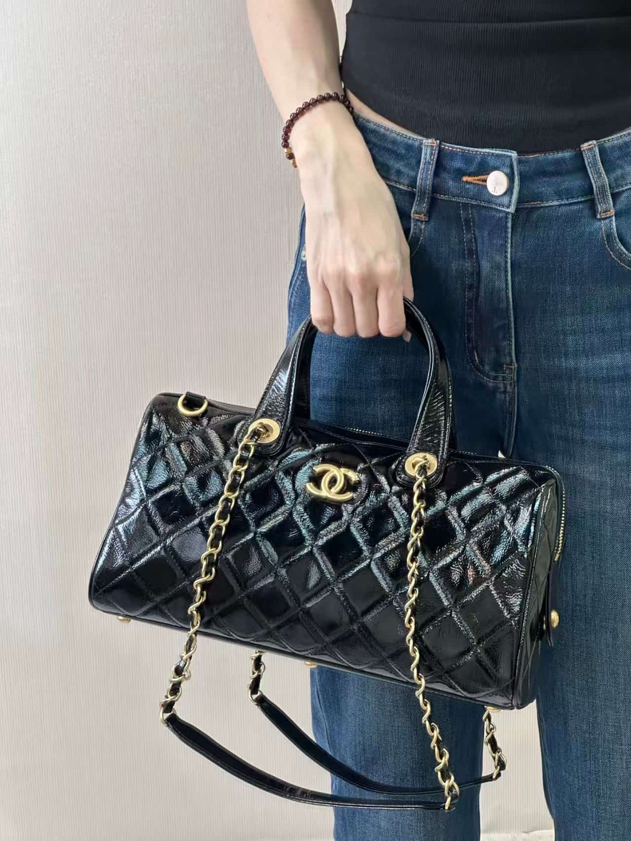 Chanel Maxi Bowling Bag AS5579 TOP