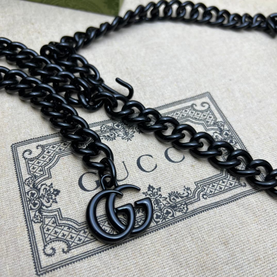 Gucci GG Marmont belt bag ‎739599 black High