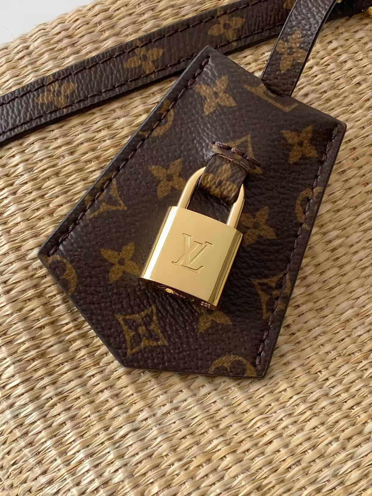 Louis Vuitton Express PM Raffia-effect textile M29552 High