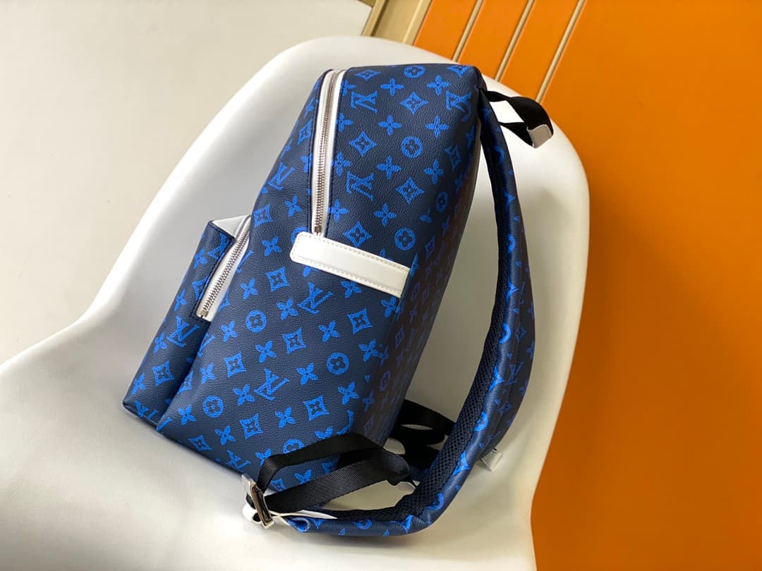 Louis Vuitton Everyday LV Discovery Backpack Blue Monogram Canvas High