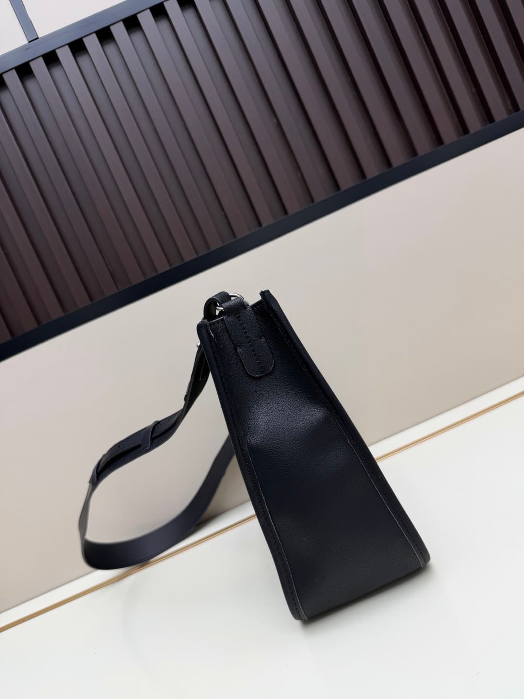 Goyard Musette PM bag in black Goyardine canvas Mid