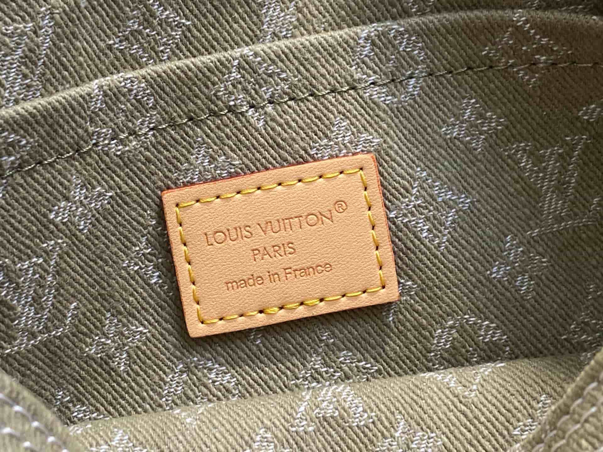 Louis Vuitton Sunset Monogram Khaki Denim M27210 High