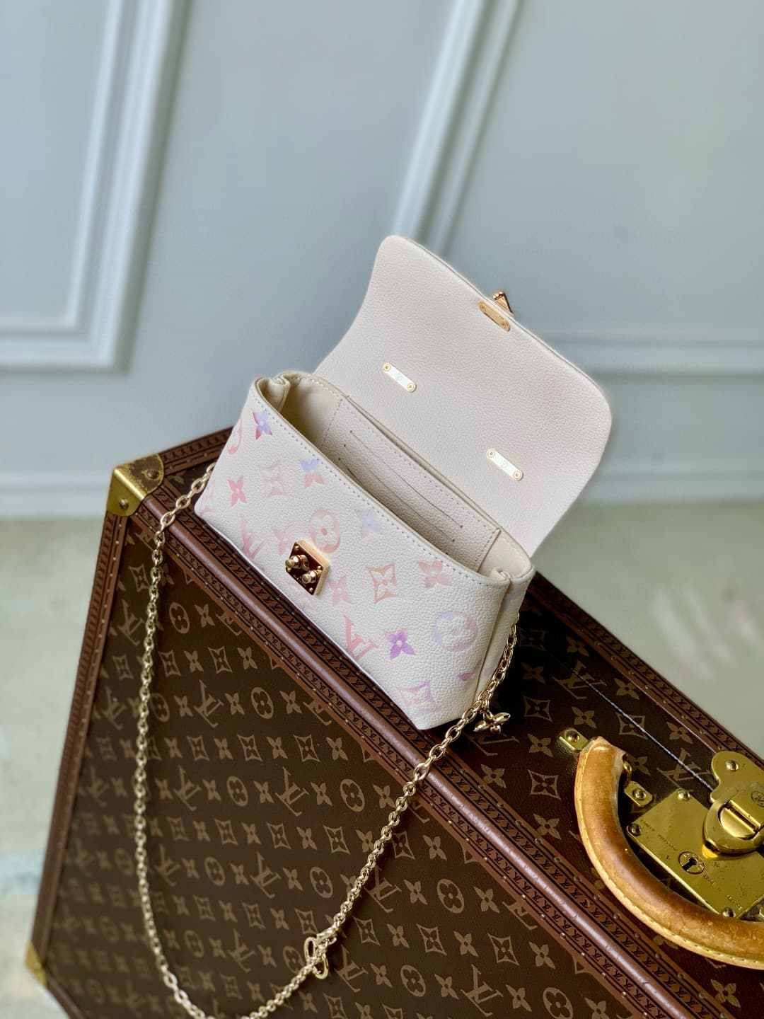 Louis Vuitton Nano Madeleine Embossed grained cowhide leather M25596 Dream Beige High