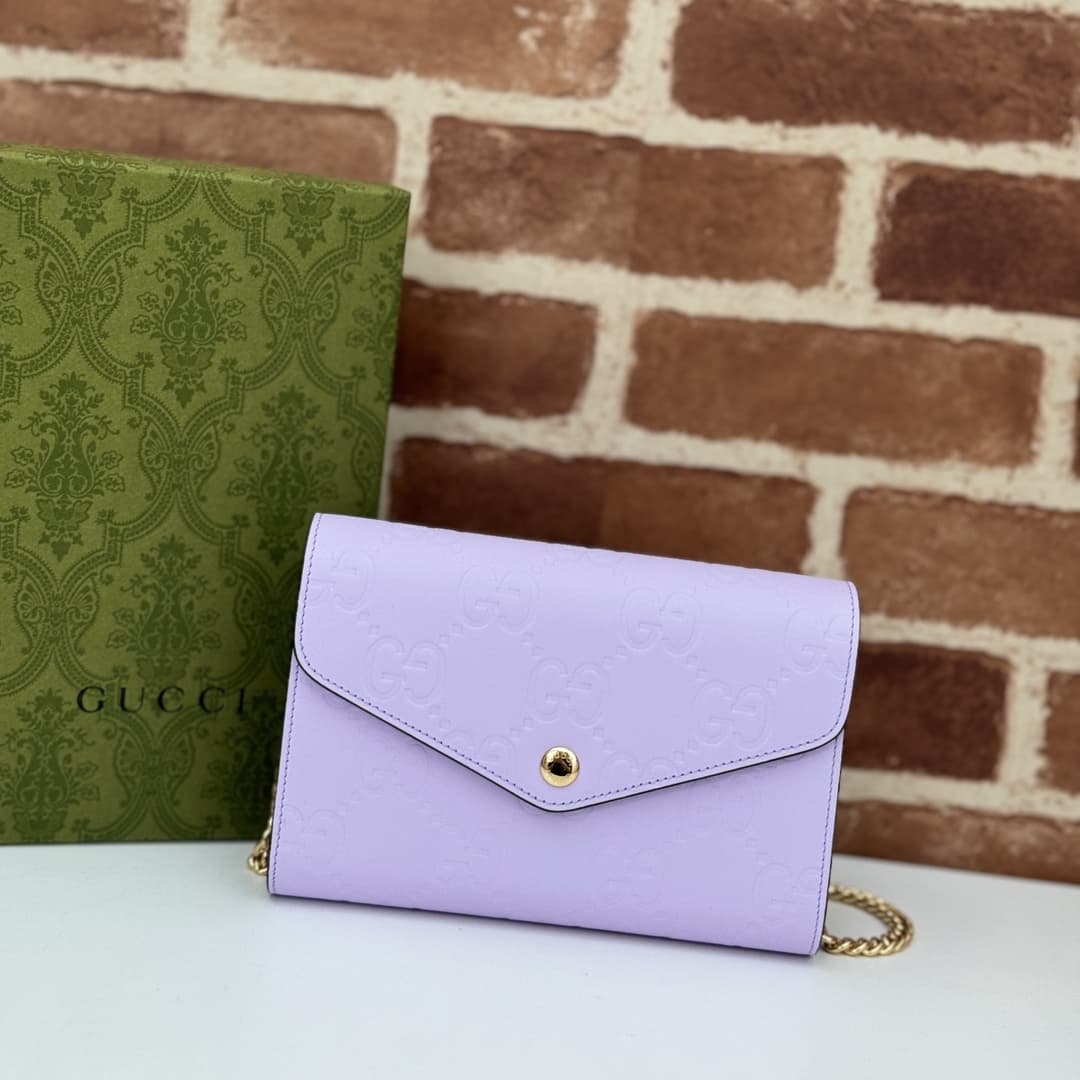 Gucci GG pochette in  GG leather 781555 High