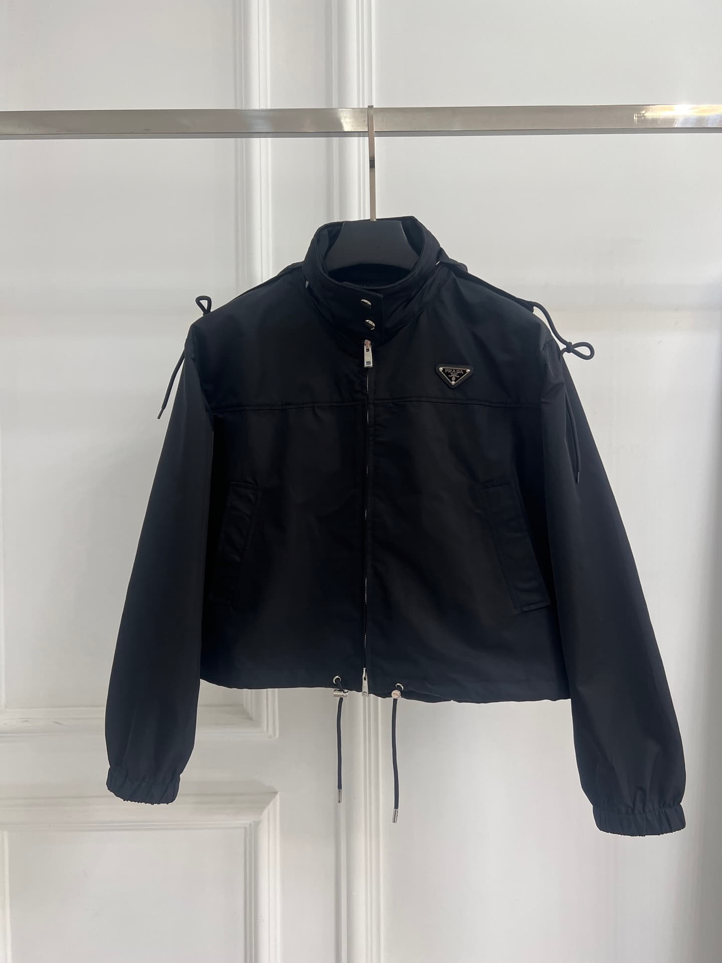 Prada Black Re-nylon Blouson Jacket